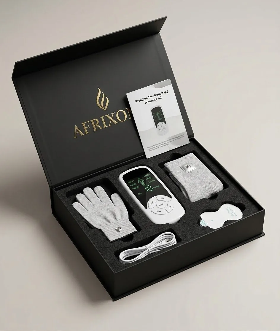 Coffret AFRIXONE ouvert