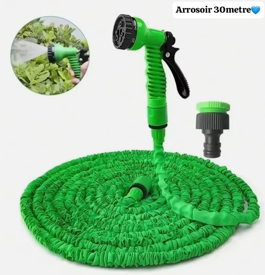 Tuyau d'Arrosage Extensible 30 m